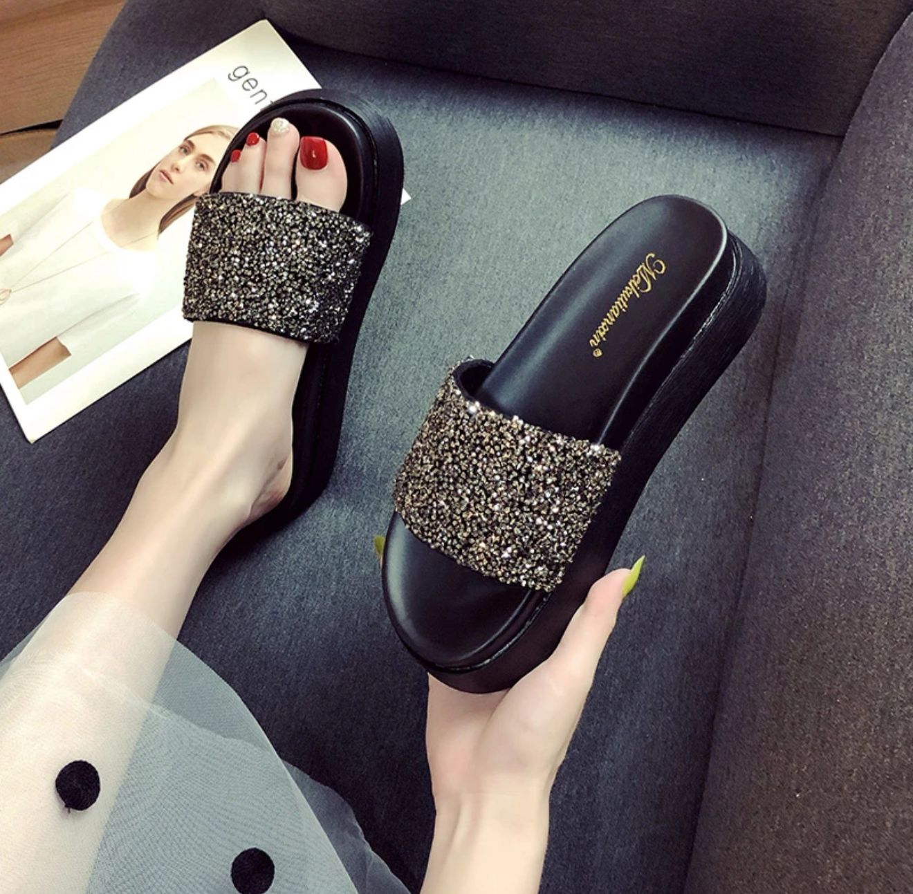 ✨ Plataforma Ultraliviana Confort™🌟👠 BELLAPRO💎